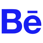 Behance Network Communication Connection Interaction Conversation SVG Icon